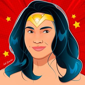 MULHER MARAVILHA POR ART