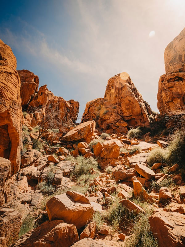 EROSÃO EM VALLEY OF FIRE STATE PARK - ESTADOS UNIDOS