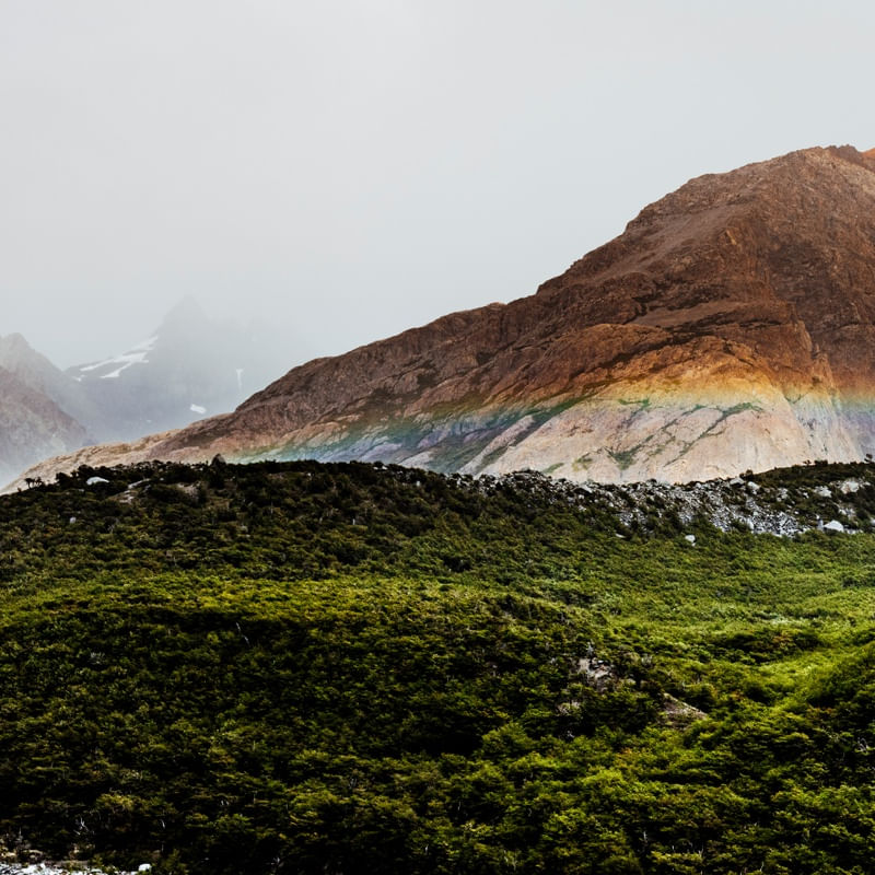 ARCO-ÍRIS A CAMINHO DO FITZ ROY - DÍPTICO 1 DE 2