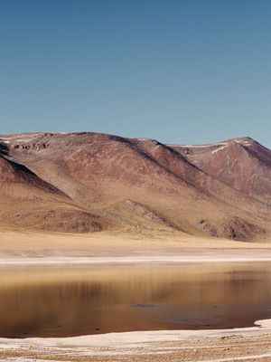 LAGUNA E VOLCÁN MIÑIQUES - POLÍPTICO 4 DE 5