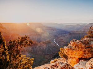 PÔR DO SOL NO GRAND CANYON
