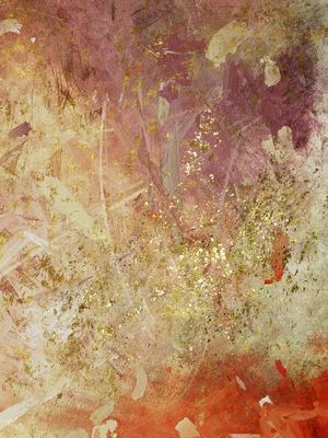 ABSTRATO DÍPTICO - STRAWBERRY FIELDS - II