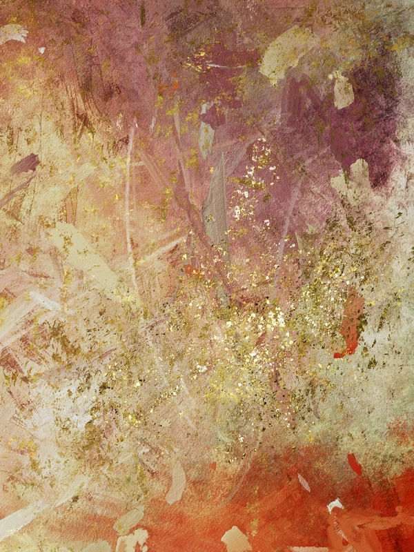 ABSTRATO DÍPTICO - STRAWBERRY FIELDS - II