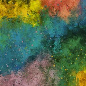 ABSTRATO TRIPTICO - HAPPINESS- III