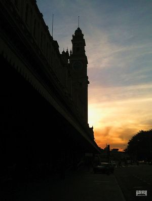 PÔR DO SOL | ESTAÇÃO FERROVIÁRIA DA LUZ - SP