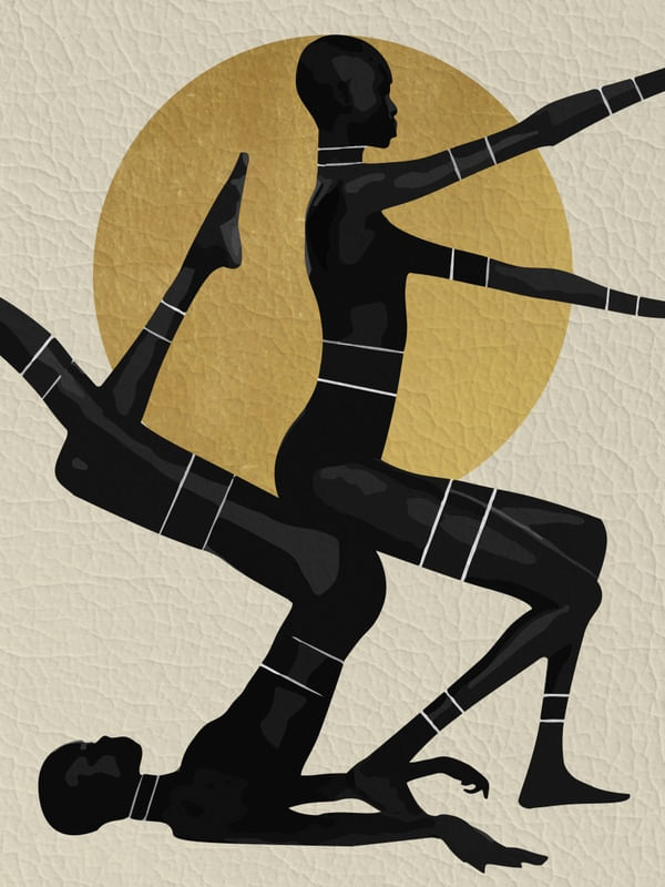 BLACK AND GOLD BALANCE