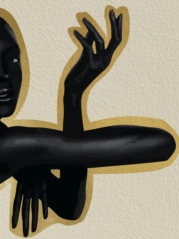 BLACK AND GOLD BALANCE I