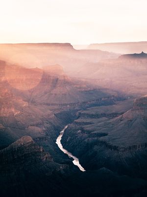 PÔR DO SOL NO RIO COLORADO - EUA