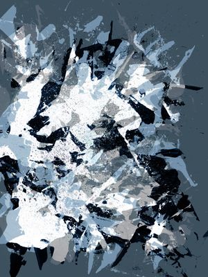 SPATTER 3 ABSTRATO URBANO GRAFITE PINTURA