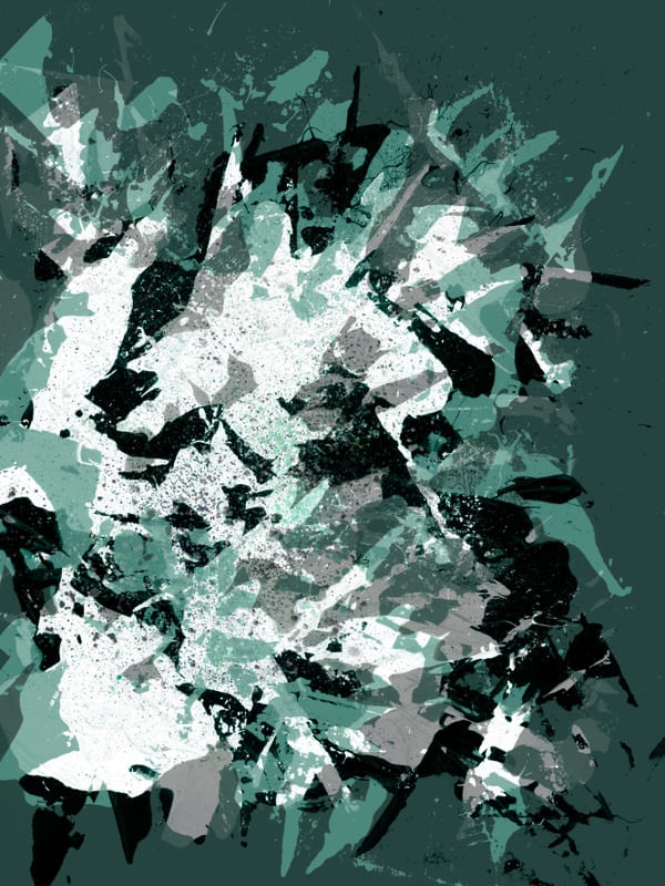 SPATTER 5 ABSTRATO URBANO GRAFITE PINTURA
