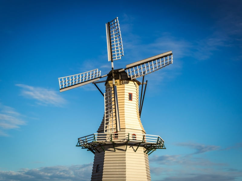 MILL ON THE BLUE SKY