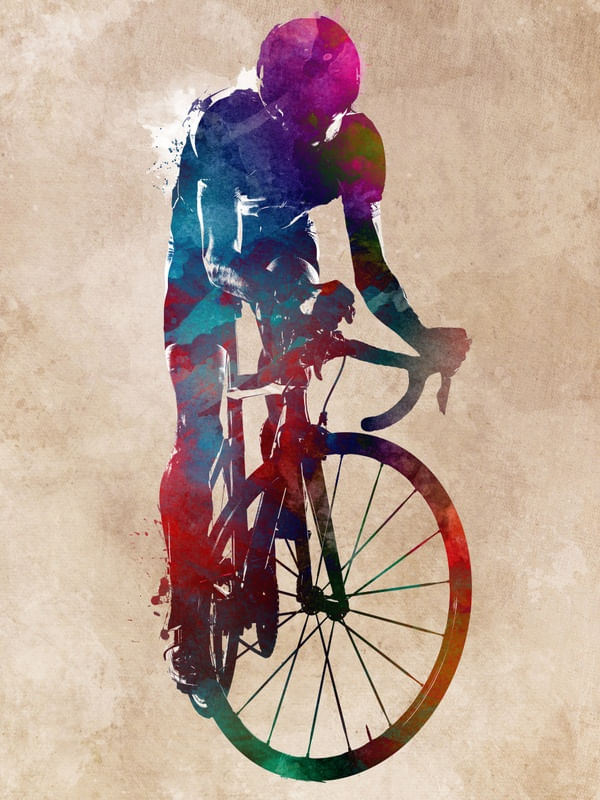 CYCLING SPORT ART