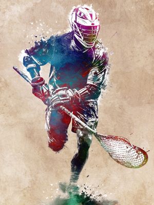 LACROSSE PLAYER 3