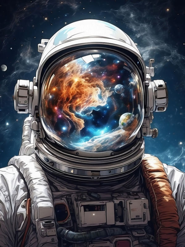 ASTRONAUTA NO ESPAÇO BY AI