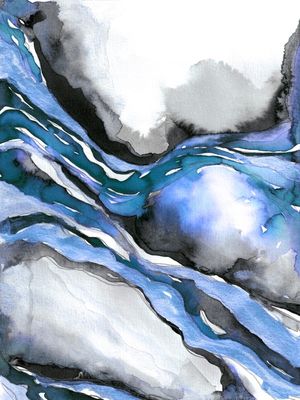 INFINITE ARC 6 PERVINCA AZUL ELEGANTE ORGANICO NUVENS PINTURA