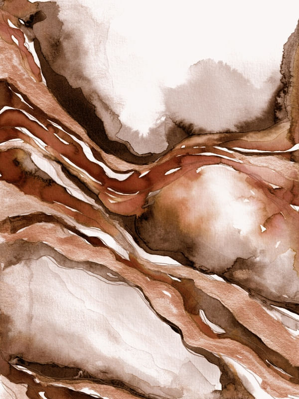 INFINITE ARC 11 MARROM ELEGANTE ORGANICO NUVENS PINTURA