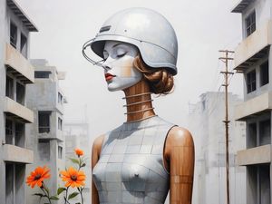MULHER NA CONSTRUÇÃO II BY AI