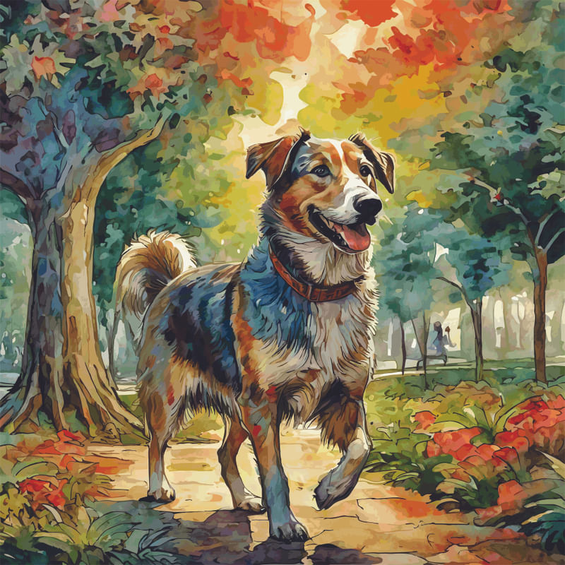 DOG BY AI