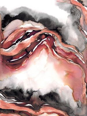 ETERNAL ARC 3 CORAR PESSEGO ELEGANTE ORGANICO NUVENS PINTURA