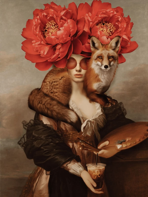 LADY AND FOX BY TAS