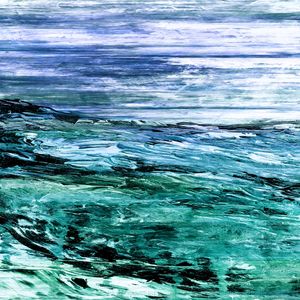 THE EXPANSE 1 COSTA LEGAL QUADRADO ABSTRATO COSTEIRO ONDAS PINTURA