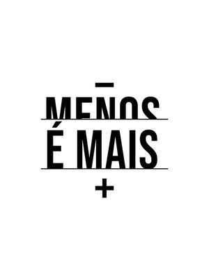 FRASES MENOS É MAIS