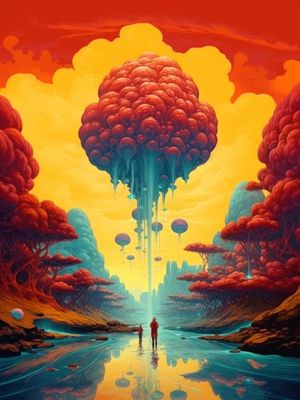 HYPNOTIC LAYERS OF IMAGINATION BY AI