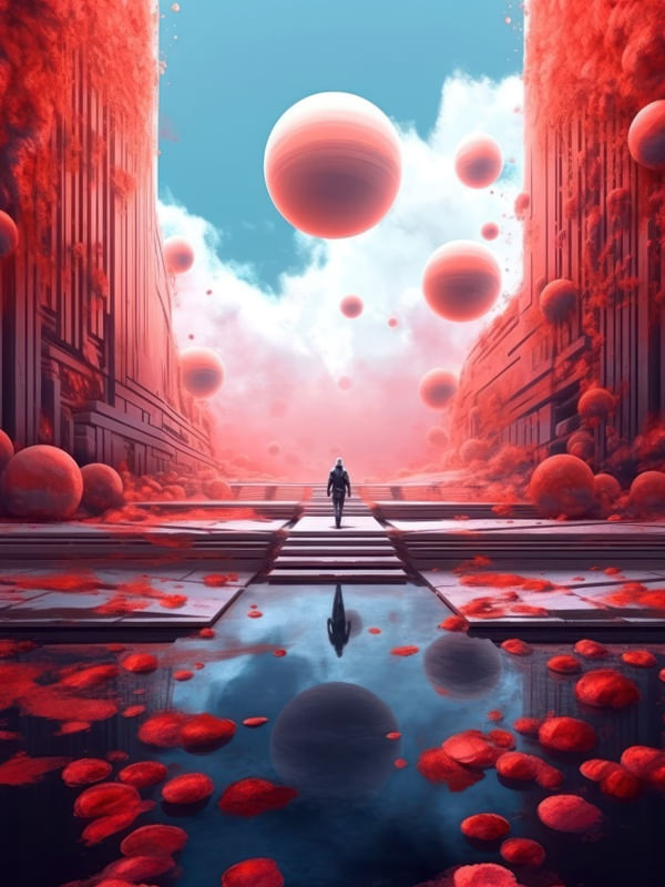 SURREAL TRANSCENDENT LAYERS OF IMAGINATION BY AI