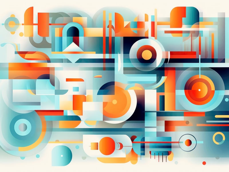 AMAZING COLORFUL SHAPES COMBINATION BY AI