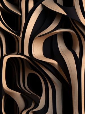 WOODEN LABYRINTH - 1 - BY AI