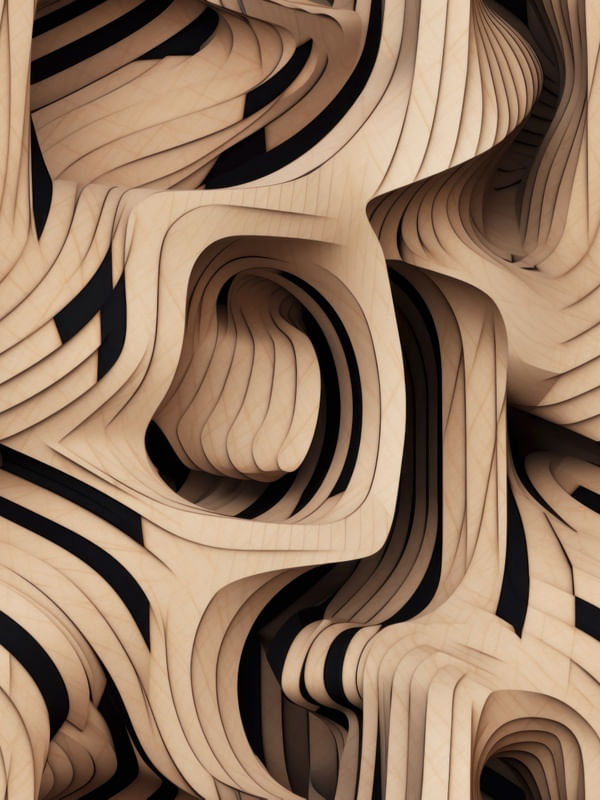 WOODEN LABYRINTH - 2 - BY AI