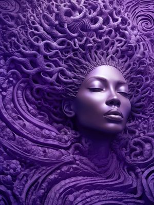 BLACK WOMAN REEF WAVE - 1 - BY AI