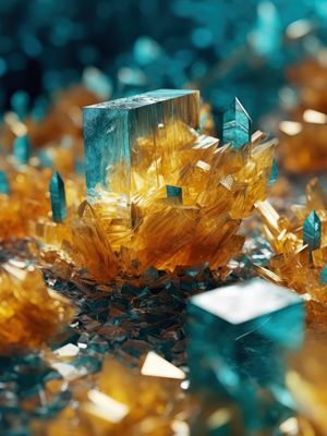 MAGIC CRYSTALS IN THE FANTASTIC UNIVERSE - 1 - BY AI
