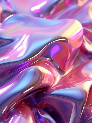 ABSTRACT HOLOGRAPHIC GLOSS IRIDESCENCE - 2 - BY AI
