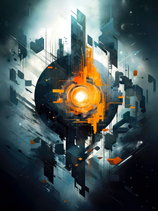 FUTURISTIC ABSTRACT ART STYLE - 3 - BY AI