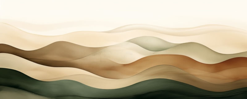 ABSTRACT WATERCOLOR MINIMALIST LANDSCAPE - 7 - BY AI