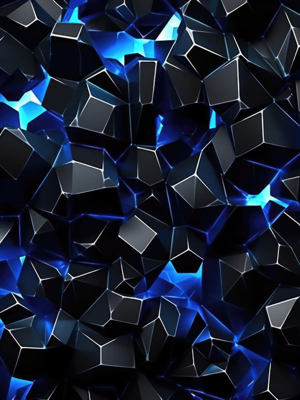 ABSTRACT GEOMETRIC POLYGONAL MESH - 4 - BY AI