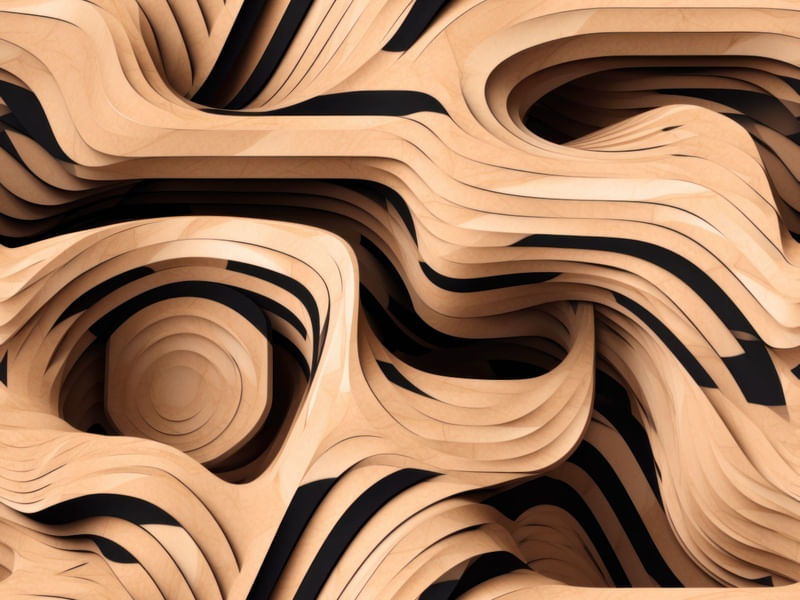 WOODEN LABYRINTH - 6 - BY AI