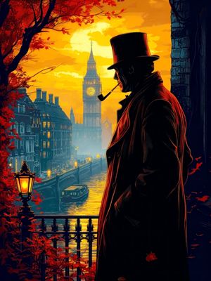 SHERLOCK HOLMES IN LONDON BY AI
