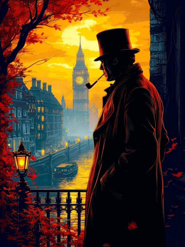 SHERLOCK HOLMES IN LONDON BY AI