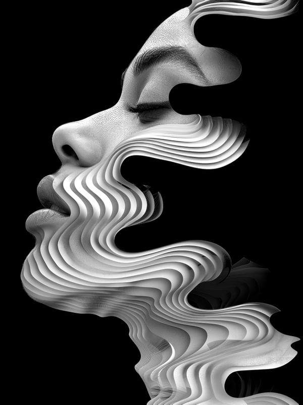 SMOKE FACE BY AI