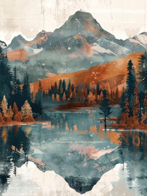 ABSTRACT NATURE BY AI