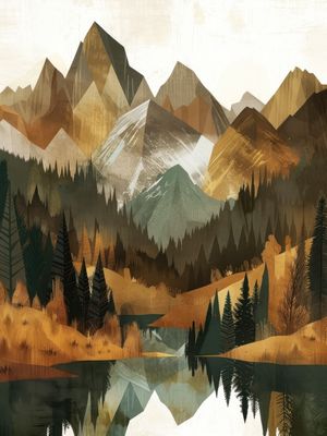 SHAPES OF MOUNTAINS BY AI