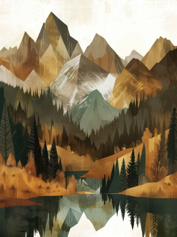 SHAPES OF MOUNTAINS BY AI