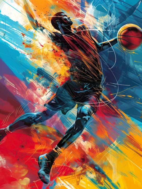 VIBRANT ATHLETIC ENERGY BY AI