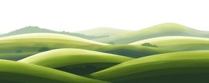 SIMPLE GREEN LANDSCAPE BY AI