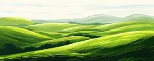 GREEN LANDSCAPE BY AI