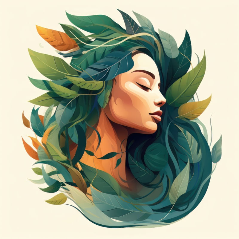 MINIMALIST SPRING WOMAN BY AI