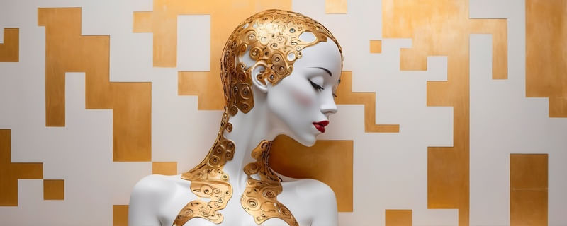 BELEZA EM POSE KLIMTIANA II BY AI
