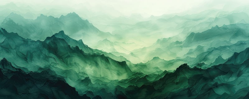 MUTED COLOR PALETTE MOUNTAIN BY AI